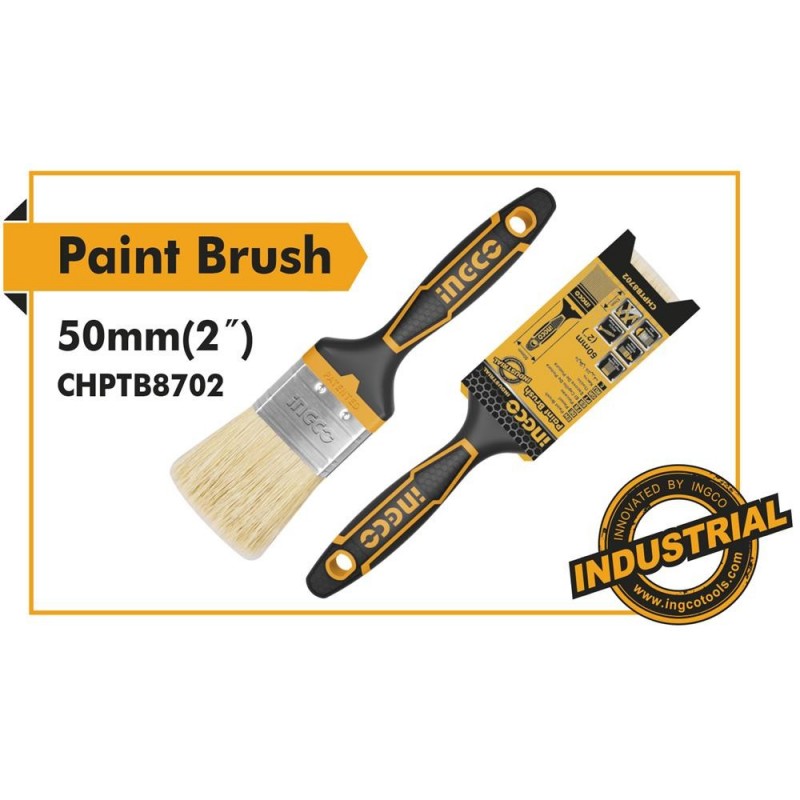 Pennello Ingco con setola bionda e manico in plastica